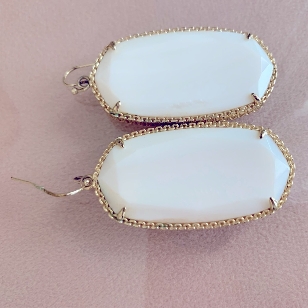 Kendra Scott Solid White Earrings